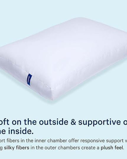 Casper Sleep Element Queen Mattress + Essential 2 Pack Pillows - Memory Foam Cooling, CertiPUR-US, 10 Year Warranty - LeafyLoom