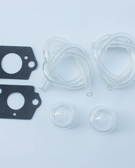 kipa Carburetor for Homelite 308054041 UT-09520 UT-09521 UT-09523 UT-09525 26cc Blowers with Fuel Lines Primer Bulbs Mounting Gaskets - LeafyLoom
