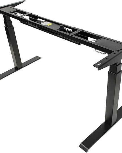 ApexDesk K Series Dual Motor Electric Adjustable Standing Computer Desk for Home and Office Width and Height Adjustable (Black Frame only) - LeafyLoom