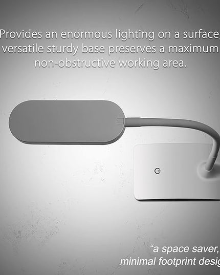 TW Desk Lamps for Home Office - Super Bright Small Desk Lamp with USB Charging Port, a Perfect LED Desk Light as Study Lamp, Bedside Reading Lights, White - LeafyLoom
