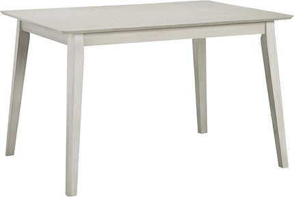 NicBex Dining Table Set Breakfast Nook Table Set 5Pc Dining Set Rectangular Table and 4 Side Chairs Wooden Dining Kitchen Furniture for Small Space, Apartment, Antique White - LeafyLoom