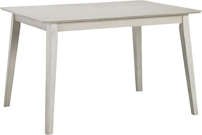 NicBex Dining Table Set Breakfast Nook Table Set 5Pc Dining Set Rectangular Table and 4 Side Chairs Wooden Dining Kitchen Furniture for Small Space, Apartment, Antique White - LeafyLoom