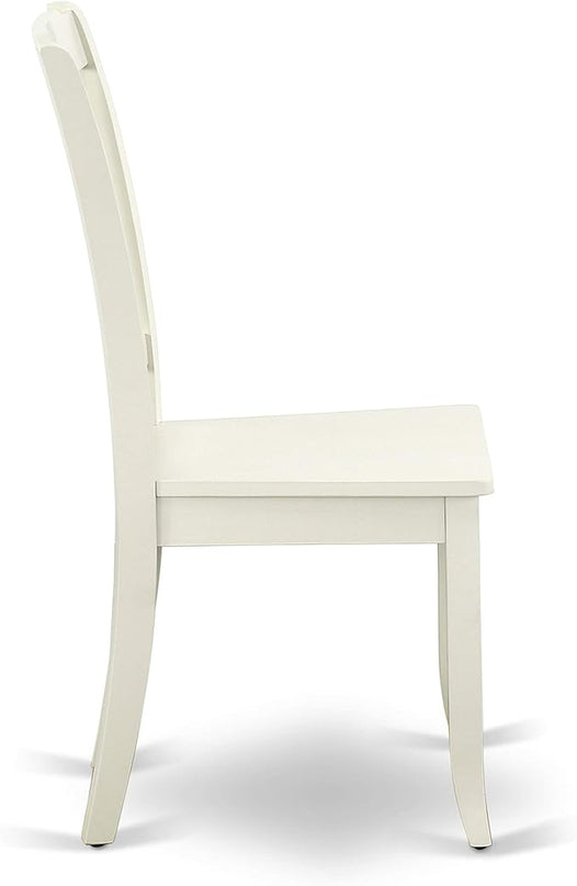 East West Furniture NDDA3-LWH-W Norden 3 Piece Kitchen Set Contains a Rectangle Room Table with Dropleaf and 2 Dining Chairs, 30x48 Inch - LeafyLoom