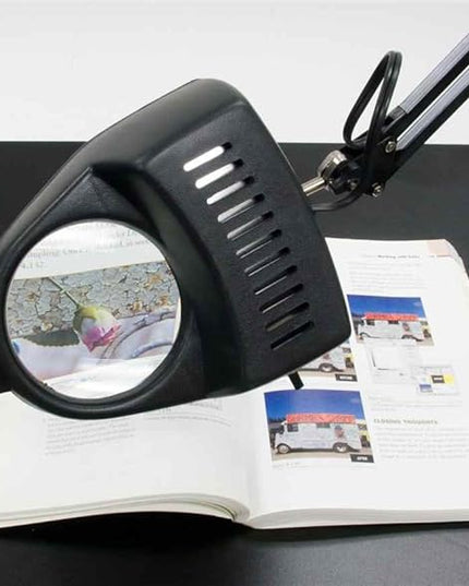 Studio Designs 12308 Magnifying Lamp, 13-watt, Black - LeafyLoom