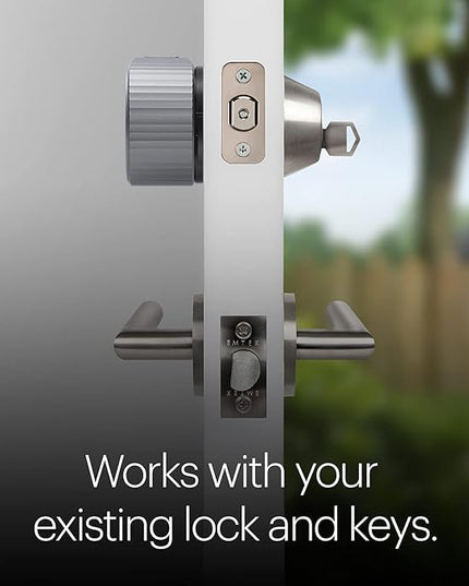 August Home Silver Wi-Fi Smart Lock and Smart Keypad, Keyless Door Lock for Front Entry Door, Great for Guests and Vacation Rentals, ‎AUG-SL05-KY1-S05 AugustHome