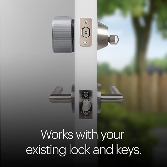 August Home Silver Wi-Fi Smart Lock and Smart Keypad, Keyless Door Lock for Front Entry Door, Great for Guests and Vacation Rentals, ‎AUG-SL05-KY1-S05 AugustHome