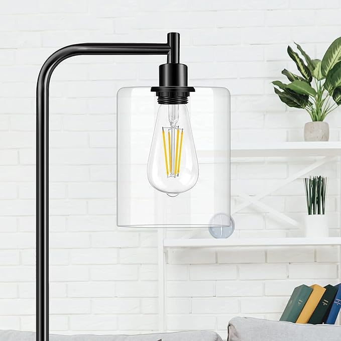 Qimh HD Glass Lamp Shade for Floor Lamp Table Lamp - LeafyLoom