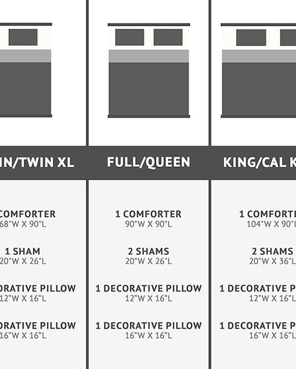 Intelligent Design Raina King / Cal King Comforter Set, Soft Microfiber Comforter Set King, Modern Geometric Metallic Bed Set, 5 Pieces College Bedding Comforter Set with 2 Shams, 2 Toss Pillows Grey - LeafyLoom
