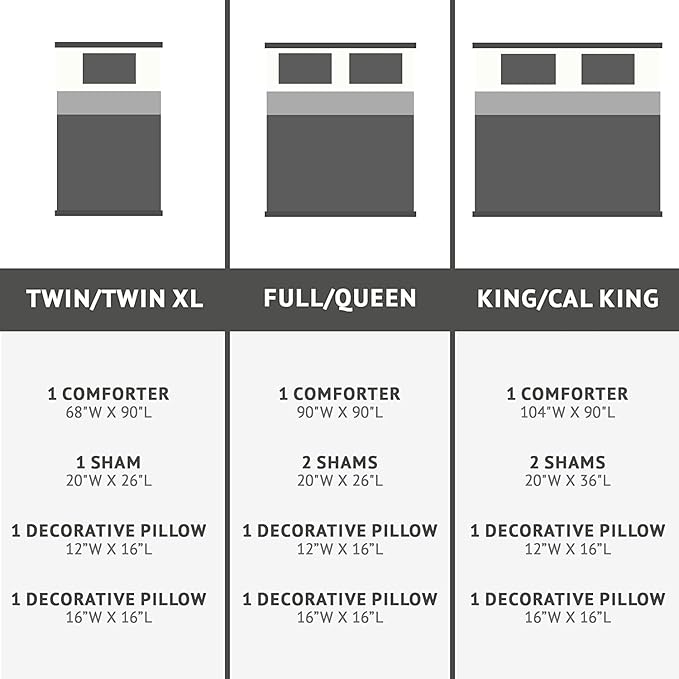 Intelligent Design Raina King / Cal King Comforter Set, Soft Microfiber Comforter Set King, Modern Geometric Metallic Bed Set, 5 Pieces College Bedding Comforter Set with 2 Shams, 2 Toss Pillows Grey - LeafyLoom