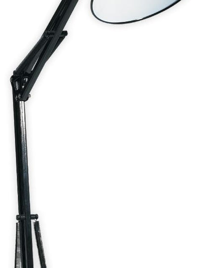 Xtricity Architect 30" Swing Arm Black Metal Desk Lamp,Plug in Clamp Light with Screw in Base, LED Bulb Included, Black Finish Gooseneck Clamp On Lamp - LeafyLoom