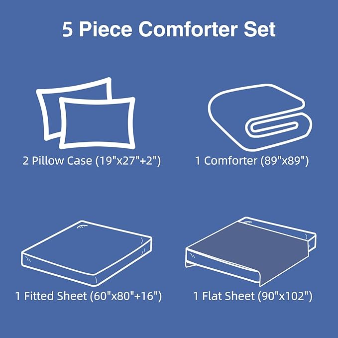 Meeting Story Gamer Gaming Bedding Sets Red Blue Lightnings Gamepad Comforter Set for Boys Games Console Action Buttons Novelty Colorful Modern Room Decor Home Quilt Set (Blue-Grenn, Queen 5Pcs) - LeafyLoom