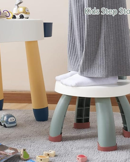 Toddler Chair,Plastic Kids Dino Chair,Sturdy Durable and Lightweight Toddler's Activity Chairs,Anti-Slip Ergonomic Design kids step stool,Indoor or Outdoor Use for Boys Girls Aged 1+ (Green) - LeafyLoom