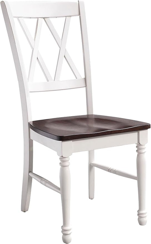 Crosley Furniture Shelby Dining Chairs (Set of 4), Distressed White - LeafyLoom