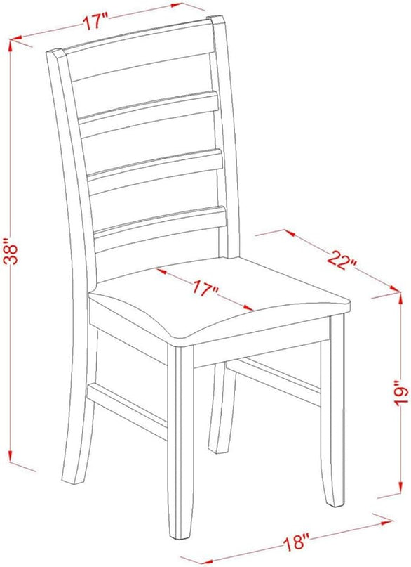 East West Furniture ANPF3-BLK-C 3 Piece Kitchen Set Contains a Round Dining Room Table with Pedestal and 2 Linen Fabric Upholstered Chairs, 36x36 Inch - LeafyLoom