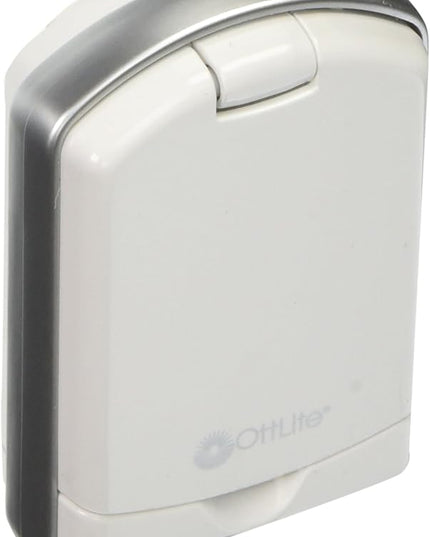 OttLite 490009 LED Mini Flip Light, White - LeafyLoom