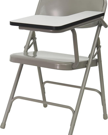Flash Furniture Ralph Premium Steel Folding Chair Bundle with Right & Left Handed Tablet Arms, 500lb Capacity - LeafyLoom