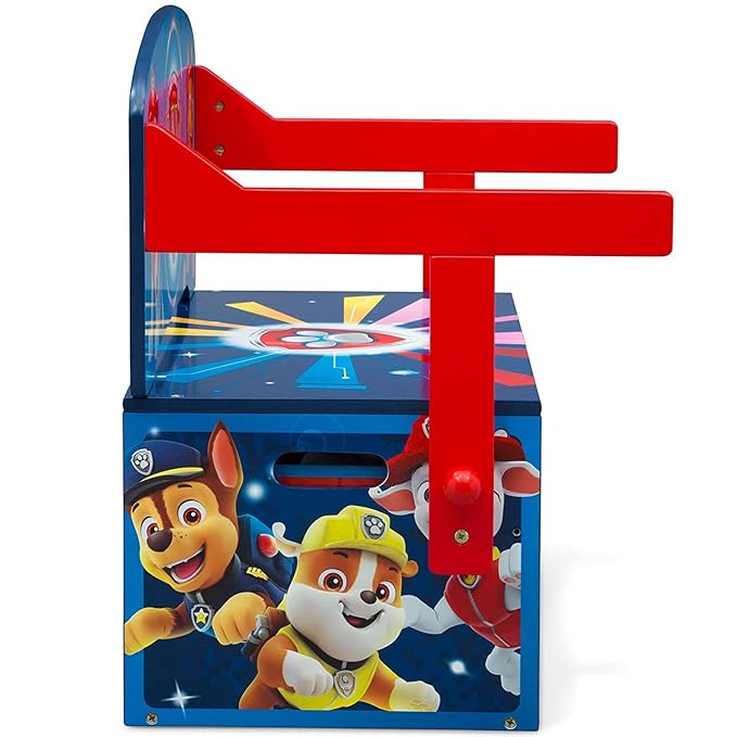 Delta Children Kids Convertible Activity Bench - Greenguard Gold Certified, Nick Jr. PAW Patrol - LeafyLoom