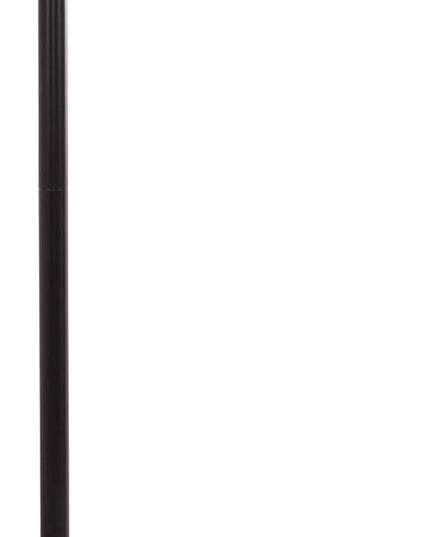 Lavish Home 72-6890 Natural Sunlight Floor Lamp with Bendable Neck-Reading, Craft, Studying, and Esthetician Light, 73.5-Inch Tall, Black - LeafyLoom