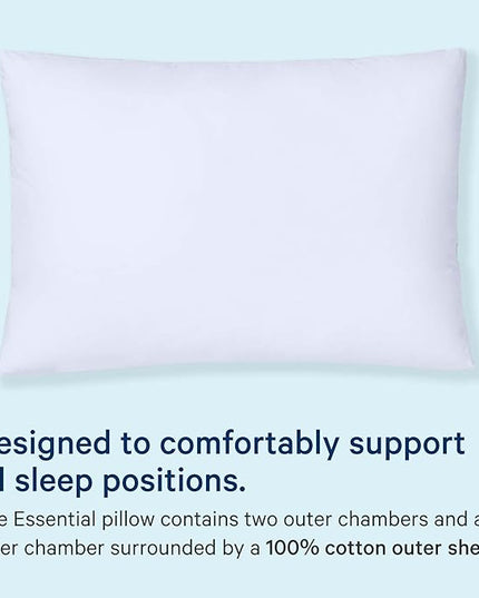 Casper Sleep Element Queen Mattress + Essential 2 Pack Pillows - Memory Foam Cooling, CertiPUR-US, 10 Year Warranty - LeafyLoom