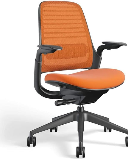 Steelcase Series 1 Work Office Chair - Tangerine - LeafyLoom