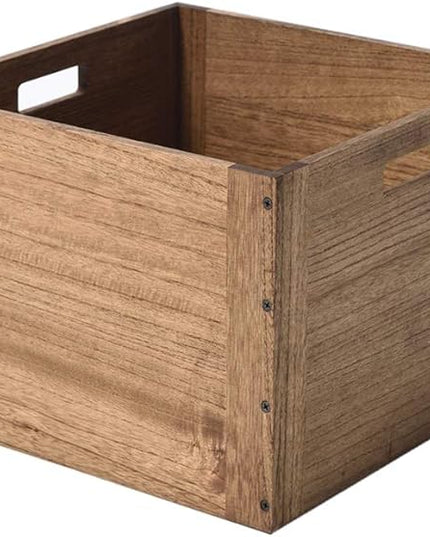 KIRIGEN Modular Open Storage Cube F26-DBR - LeafyLoom