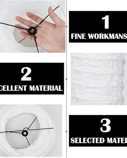 Paper Floor Lamp Shade, Foldable and Minimalist Style Rice Paper Lamps Classic Modern Paper Floor Light Bulb Cage Guard for Living Room Bedroom Décor - LeafyLoom