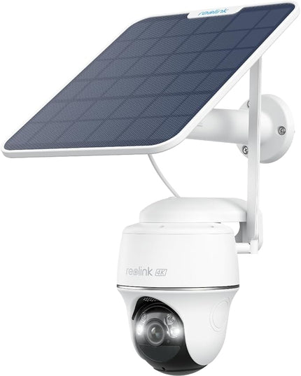REOLINK Go PT Ultra+SP - 4K Cellular Security Camera Wireless Outdoor, No WiFi, 3G/4G LTE, Support (AT&T/T-Mobile), Solar Powered, Color Night Vision, Local/Cloud Storage, Smart Detection REOLINK