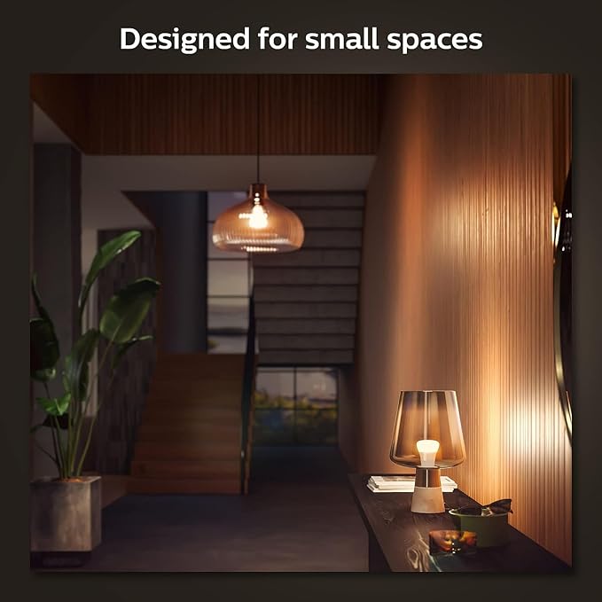 Philips Hue Smart 60W A19 LED Bulb - Soft Warm White Light - 4 Pack - 800LM - E26 - Indoor - Control with Hue App - Works with Alexa, Google Assistant and Apple Homekit PhilipsHue