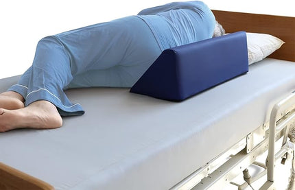 NYOrtho Positioning Wedge Pillow support - Wipe Clean Water Resistant alignment for elderly side sleepers - LeafyLoom