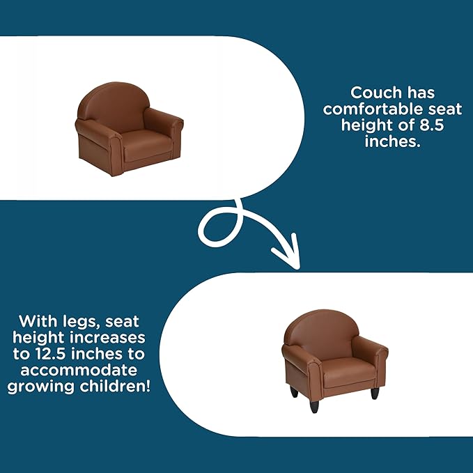 Children's Factory Walnut Grow Chair - LeafyLoom