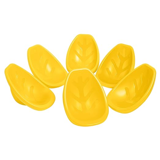 ECR4Kids Leaf Floor Seat, Rocker Chair, Yellow, 6-Piece - LeafyLoom