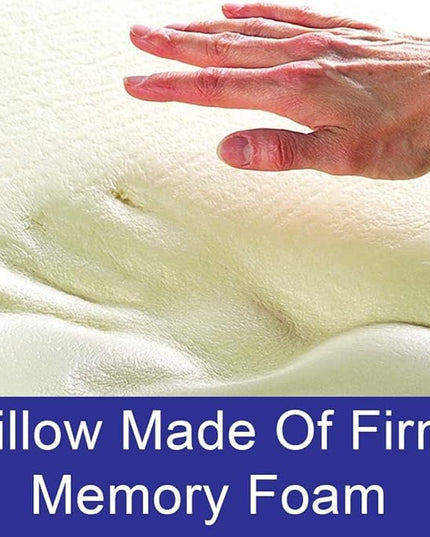 Carex Memory Foam Lumbar Pillow and Leg Pillow - Half Moon Pillow For Lower Back, Knee - Bolster Pillow For Legs - LeafyLoom