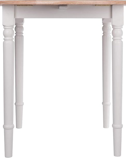 Winsome Wood Sorella Dining, 30 H, Natural/White - LeafyLoom