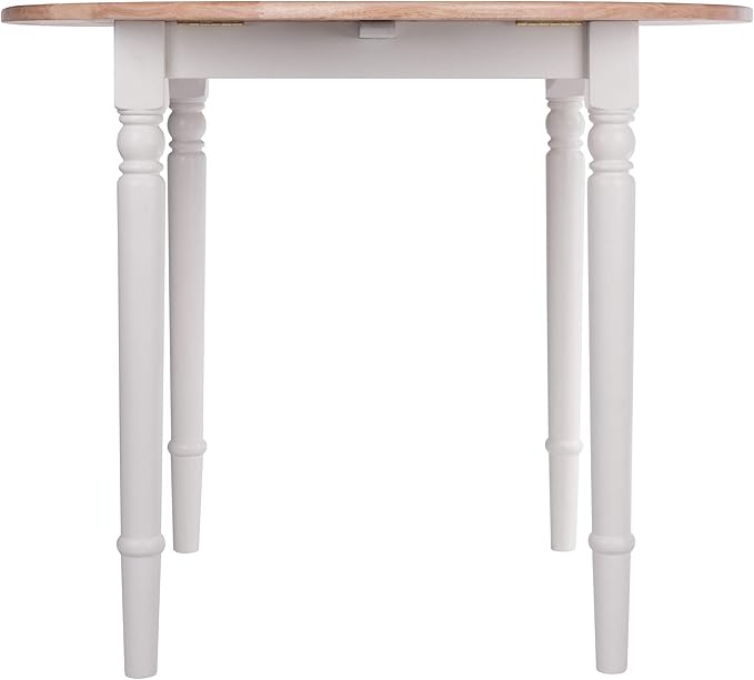 Winsome Wood Sorella Dining, 30 H, Natural/White - LeafyLoom