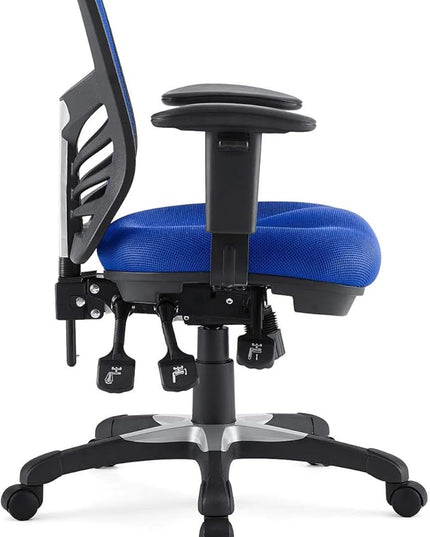 Modway EEI-757 Articulate Ergonomic Mesh Office Chair in Blue - LeafyLoom
