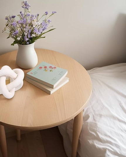Wood Knot Decor -Coffee Table Decor Shelf Decor Table Books Hand Carved Home Decoration Boho Country Rustic Modern Shabby Chic Style Decor 3 Link Wooden Knot Chain Link Decor (White) - LeafyLoom