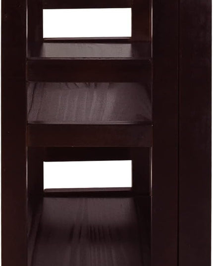 Casual Home 3-Shelf Folding Student Bookcase (20.75" Wide)-Espresso - LeafyLoom
