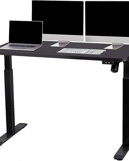 NicBex Laik-DW-00079-DX Desks, 48" W x 24" D x 28" H, Black - LeafyLoom