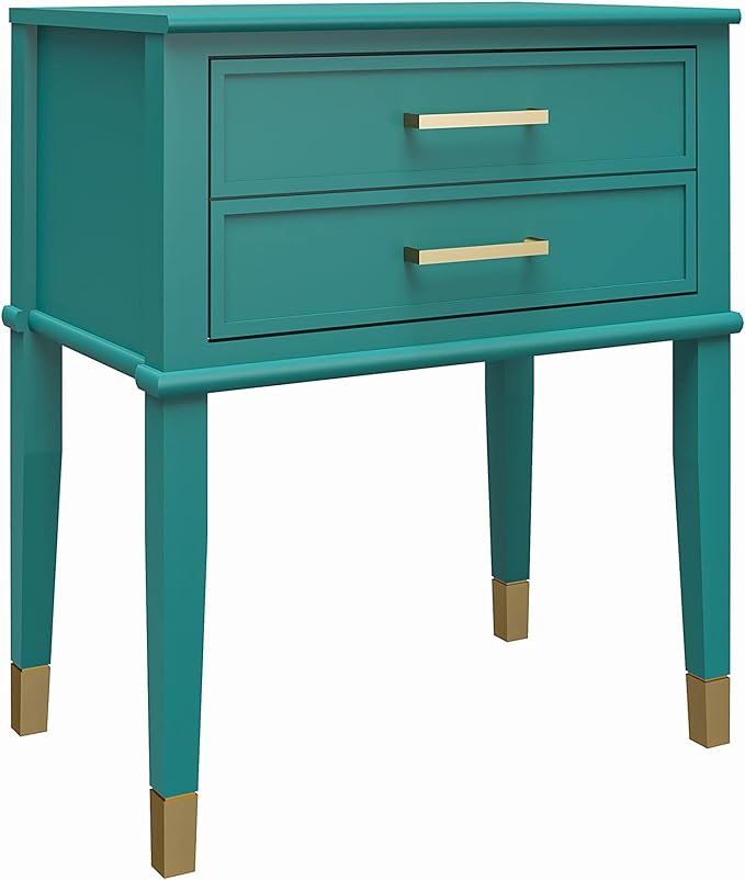 CosmoLiving by Cosmopolitan Westerleigh End Table, Emerald Green - LeafyLoom