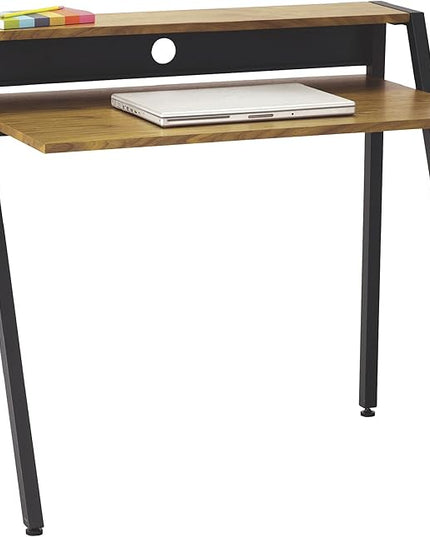 Safco Products 1951BL Studio Writing Desk, Black - LeafyLoom