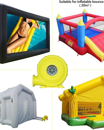 1500W (2HP) Air Blower, Commercial Inflatable Bouncer Blower, Perfect for Inflatable Bounce House, Jumper, Bouncy Castle… - LeafyLoom