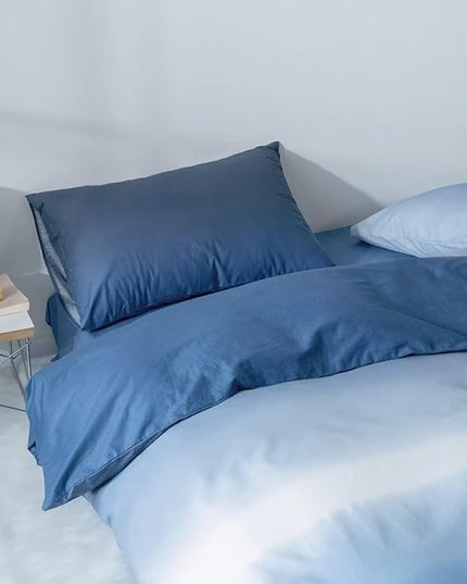 Blue Gradient Comforter Set Full Gradient Blue Queen Bedding Comforter Set Multicolor Light Blue Bedding Set Blanket Quilts Blue Color Comforter Set for Full Bed - LeafyLoom