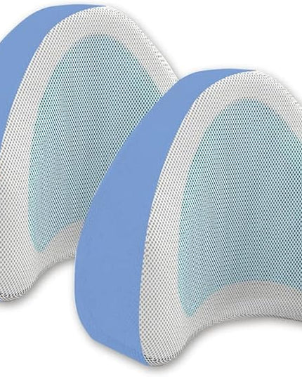 Contour Legacy with Cool Gel Leg & Knee Memory Foam Side Sleeper Support Pillow - Soothing Relief for Sciatica, Back, Hips, Knees, Joints (2 Pack) - LeafyLoom