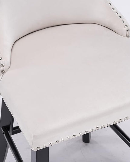 NicBex Haerin-SD-00379-LWJ Dining Chairs, 22"x19"x37", Beige - LeafyLoom
