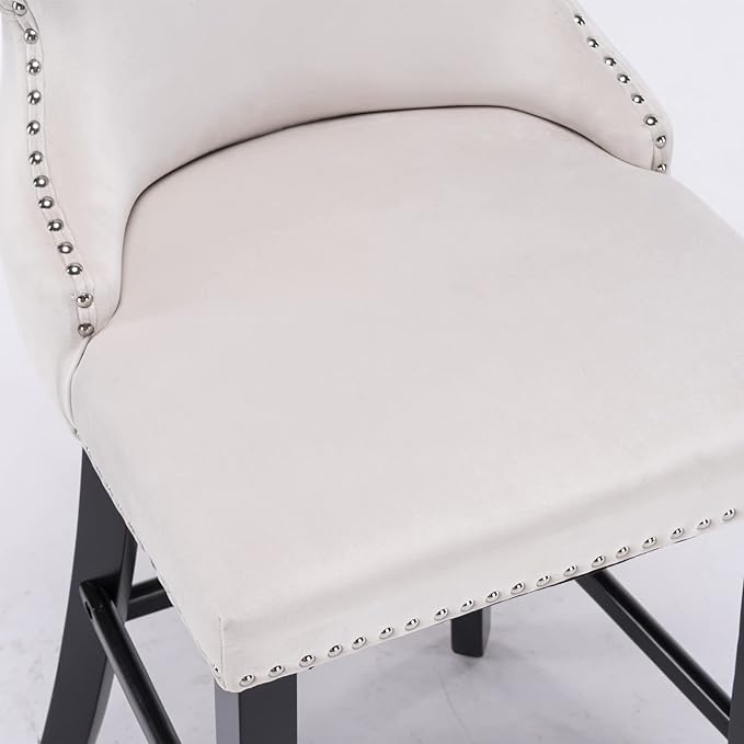 NicBex Haerin-SD-00379-LWJ Dining Chairs, 22"x19"x37", Beige - LeafyLoom