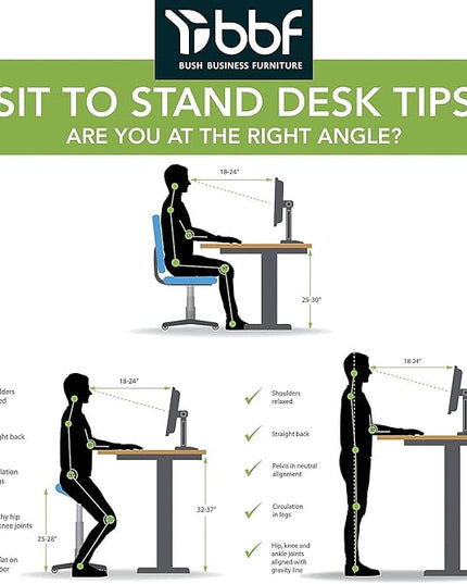 60W x 30D Height Adjustable Standing Desk - LeafyLoom