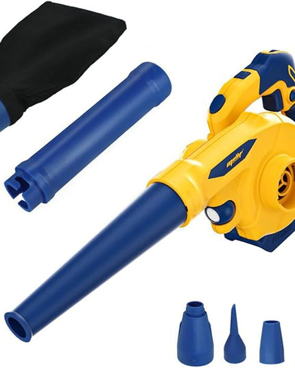 Mellif Leaf Blower for Dewalt 20V MAX Battery(No Battery), Rotatable Brushless Blower/Cordless Vacuum Cleaner/Air Pump for Inflatables, 6 Variable Speed, 180° Adjustable Blower Tube, for Lawn/Yard - LeafyLoom