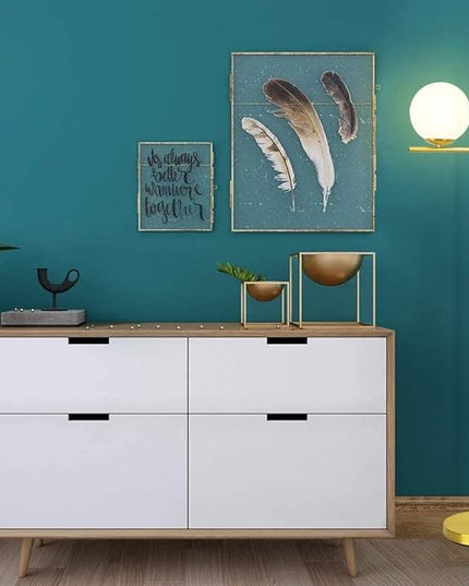 DINGLILIGHTING DLLT LED Frosted Glass Globe Floor Lamp-9W Standing Lamps for Modern, Mid Century Contemporary Rooms, Energy Saving Tall Pole Accent Lighting for Living Room, Bedroom, Office, Gold - LeafyLoom