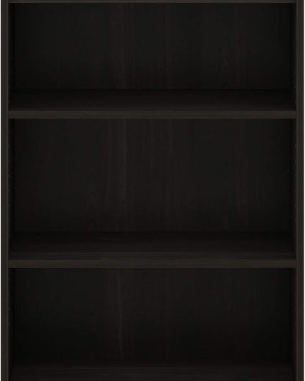 FURINNO Gruen 3-Tier Bookcases, Espresso - LeafyLoom