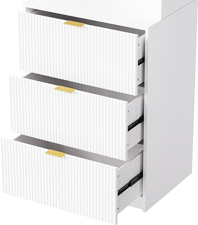 113Inch Entertainment Wall Unit with Bridge, TV Stand Media Console Table with 13 Shelves,8 Drawers and 2 Cabinets for Living Room, White - LeafyLoom